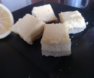 Sugar Free Meyer Lemon Bars